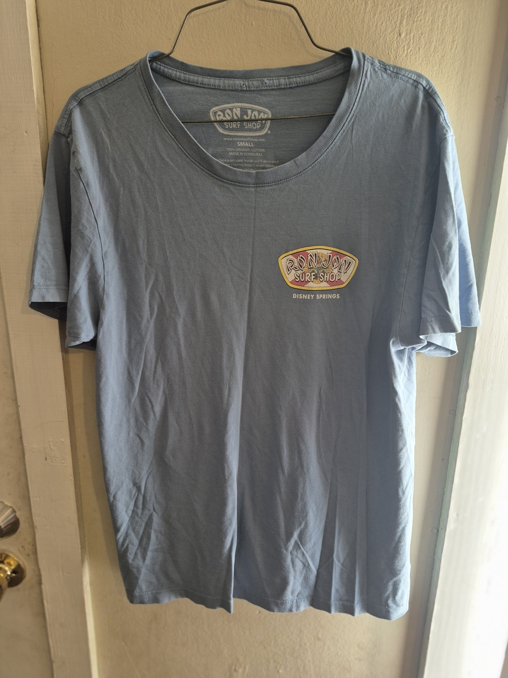 Ron Jon Light Blue Surf Shop Logo Tee Flaws Noted In Pics